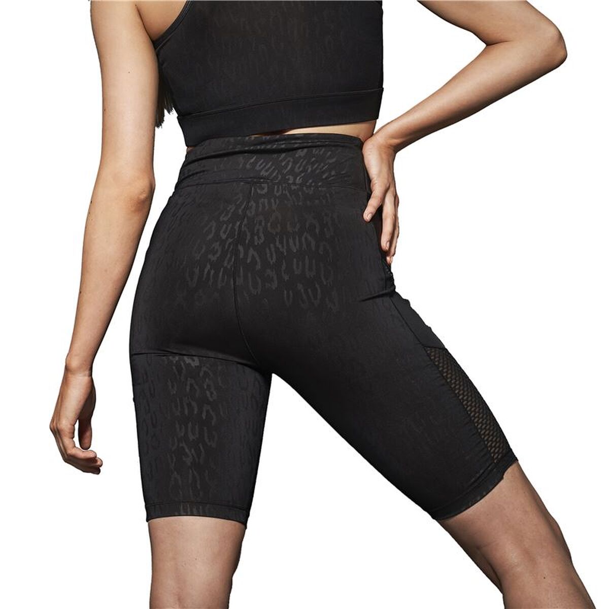 Colanți Sport de Damă Dare 2b Shine Bright Negru