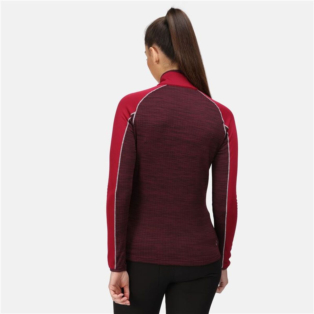 Căptușeală Material Polar Regatta Hepley Lightweight Half-Zip W Roșu Închis