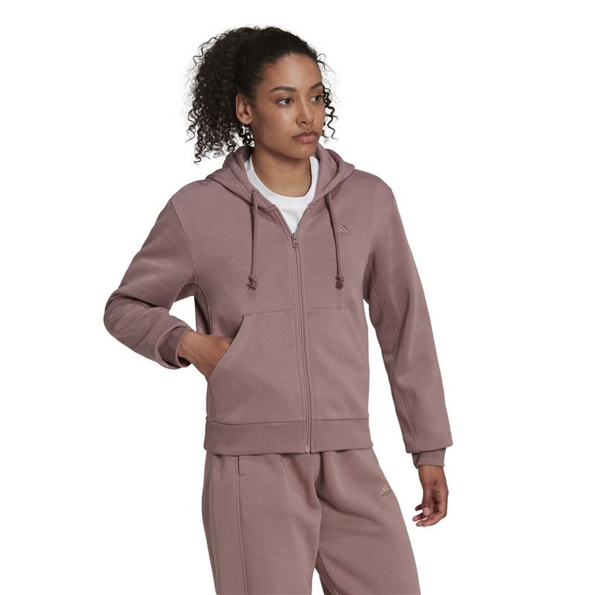 Hanorac cu Glugă Femei Adidas ALL SZN Fleece