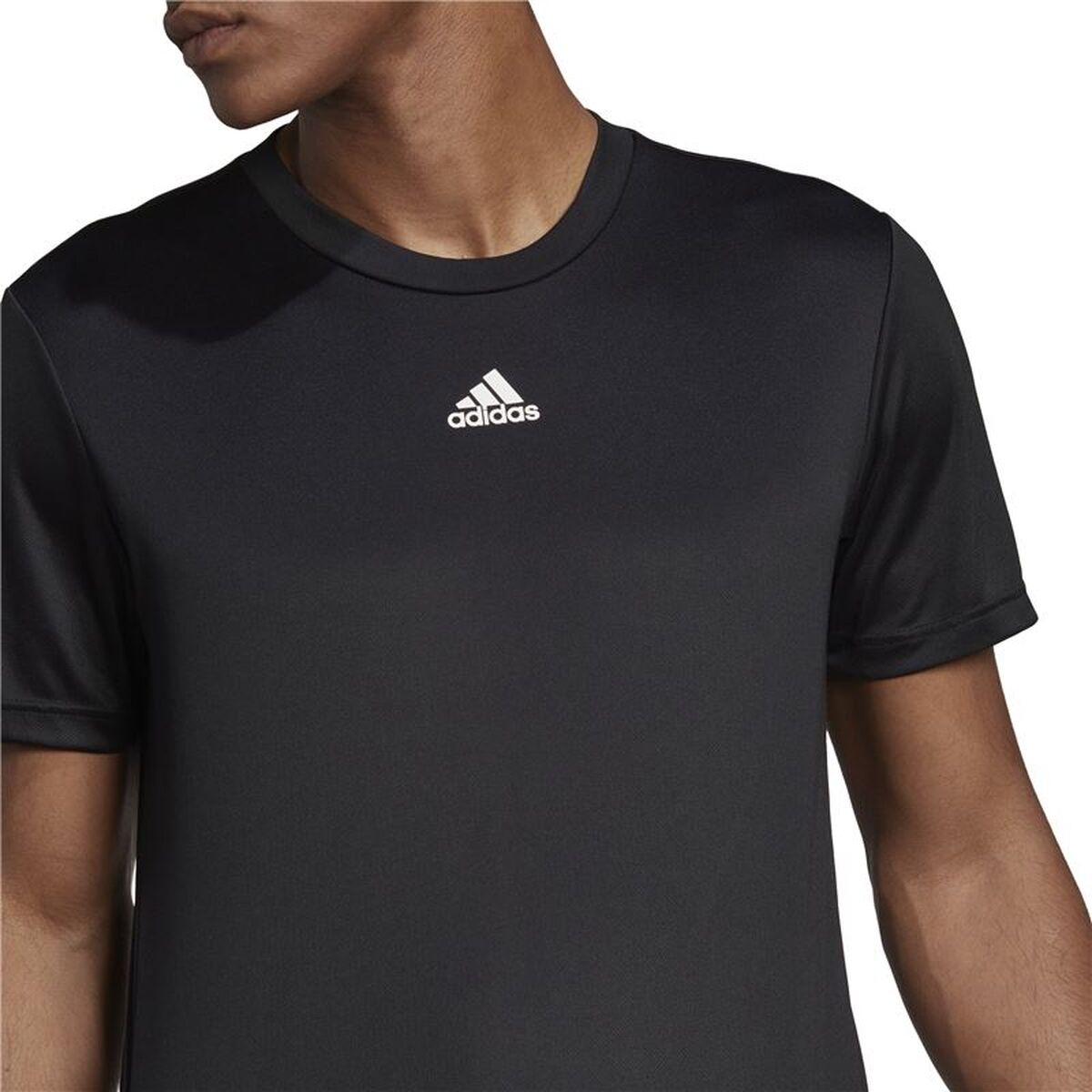 Tricou cu Mânecă Scurtă Bărbați Adidas HN8506 Negru (XS)
