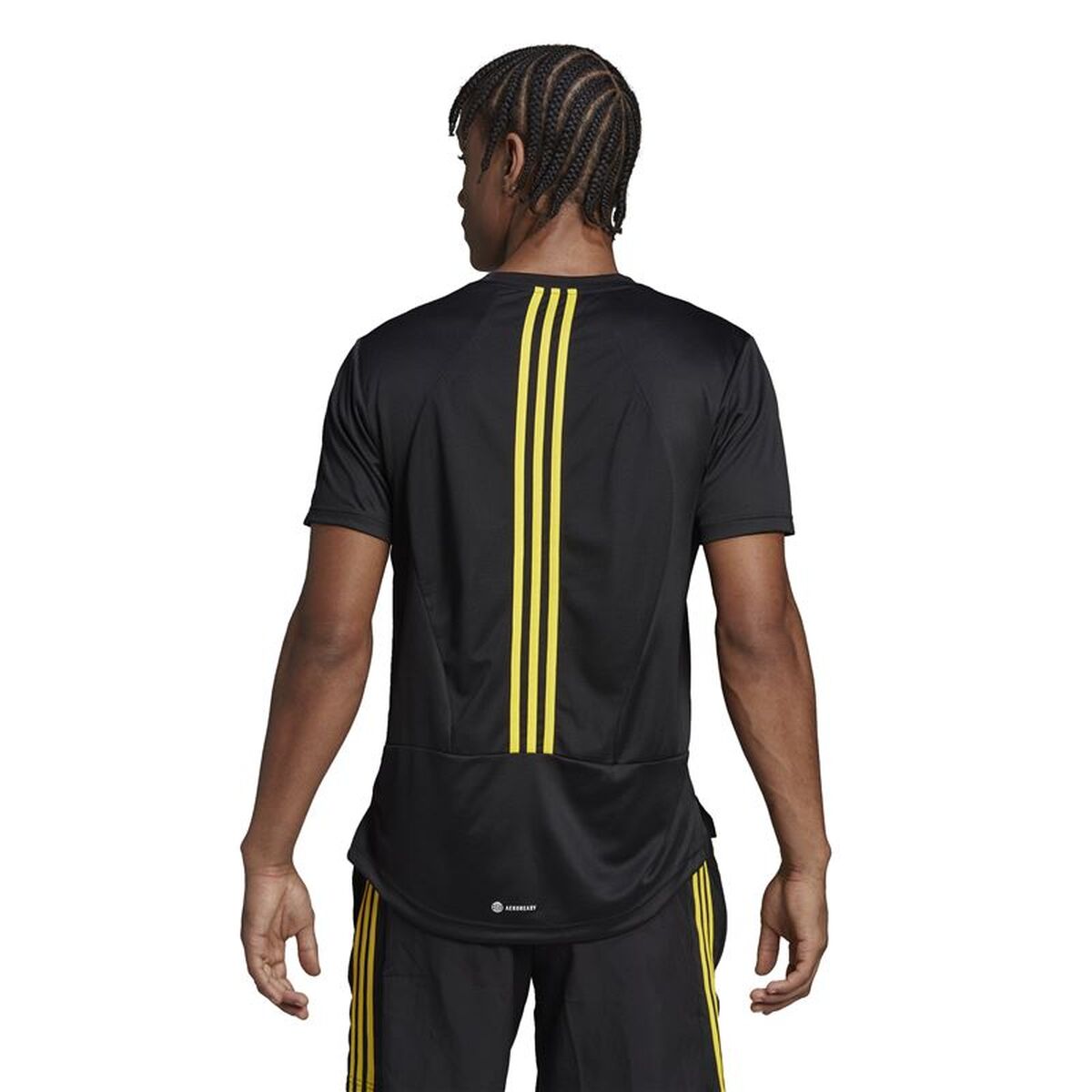Tricou cu Mânecă Scurtă Bărbați Adidas HN8506 Negru (XS)