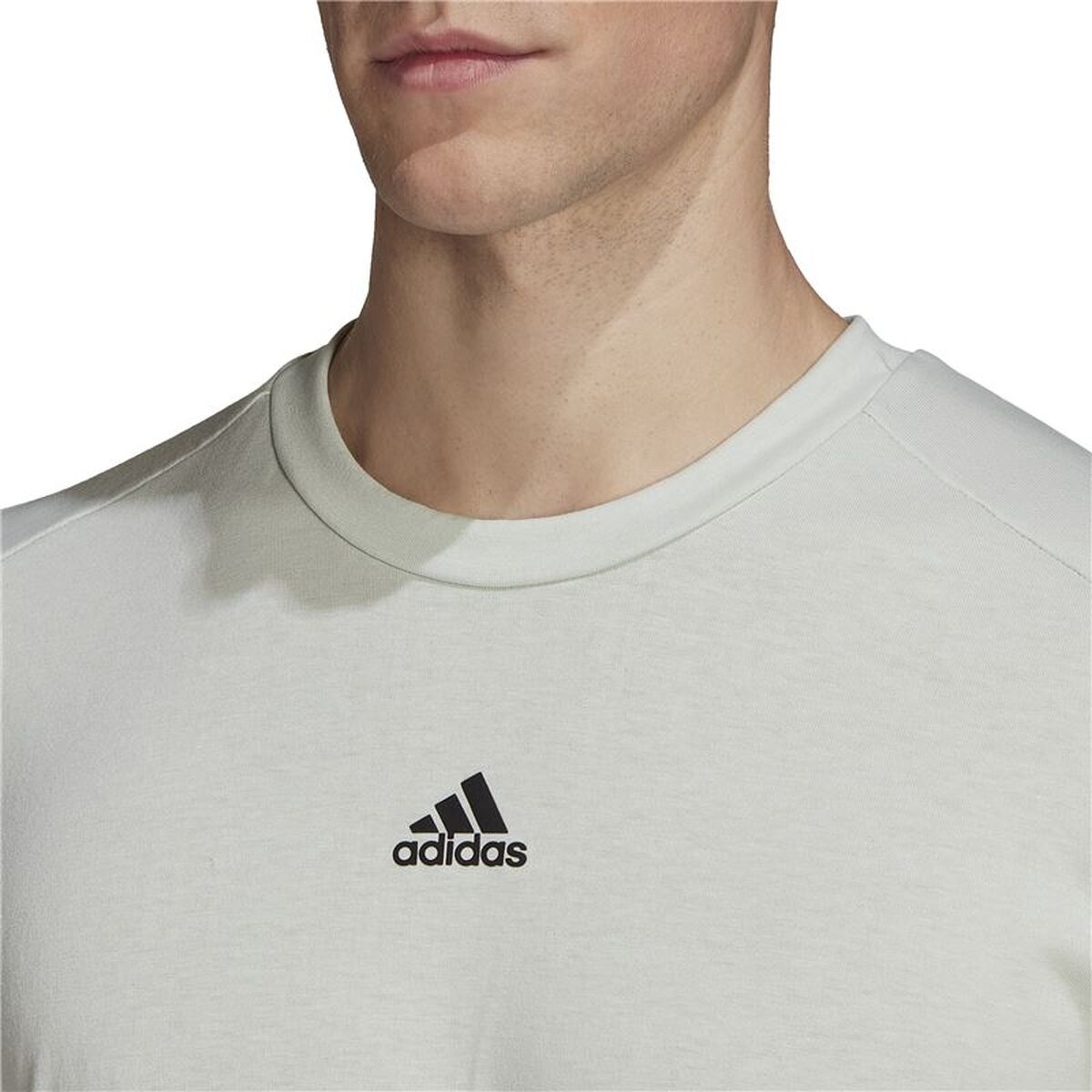 Tricou cu Mânecă Scurtă Bărbați Adidas Aeroready Alb