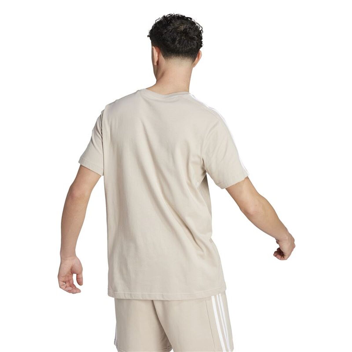 Tricou cu Mânecă Scurtă Bărbați Adidas IJ8685 Bej (XS)