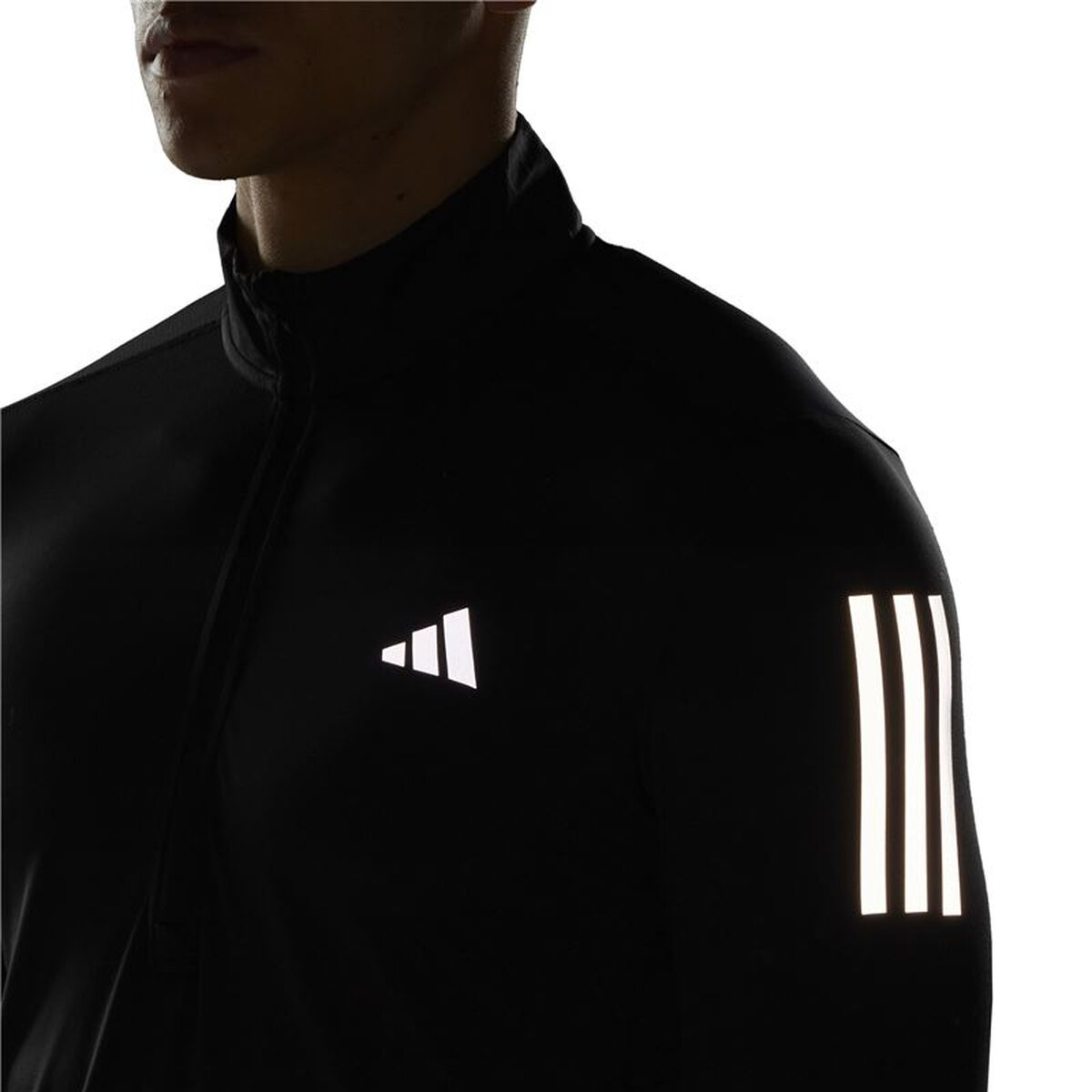 Hanorac fără Glugă Bărbați Adidas Otr 1/4 Zip Negru