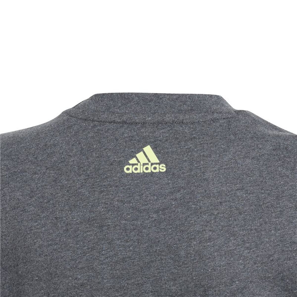 Tricou cu Mânecă Scurtă pentru Copii Adidas Essentials Big Logo Gri