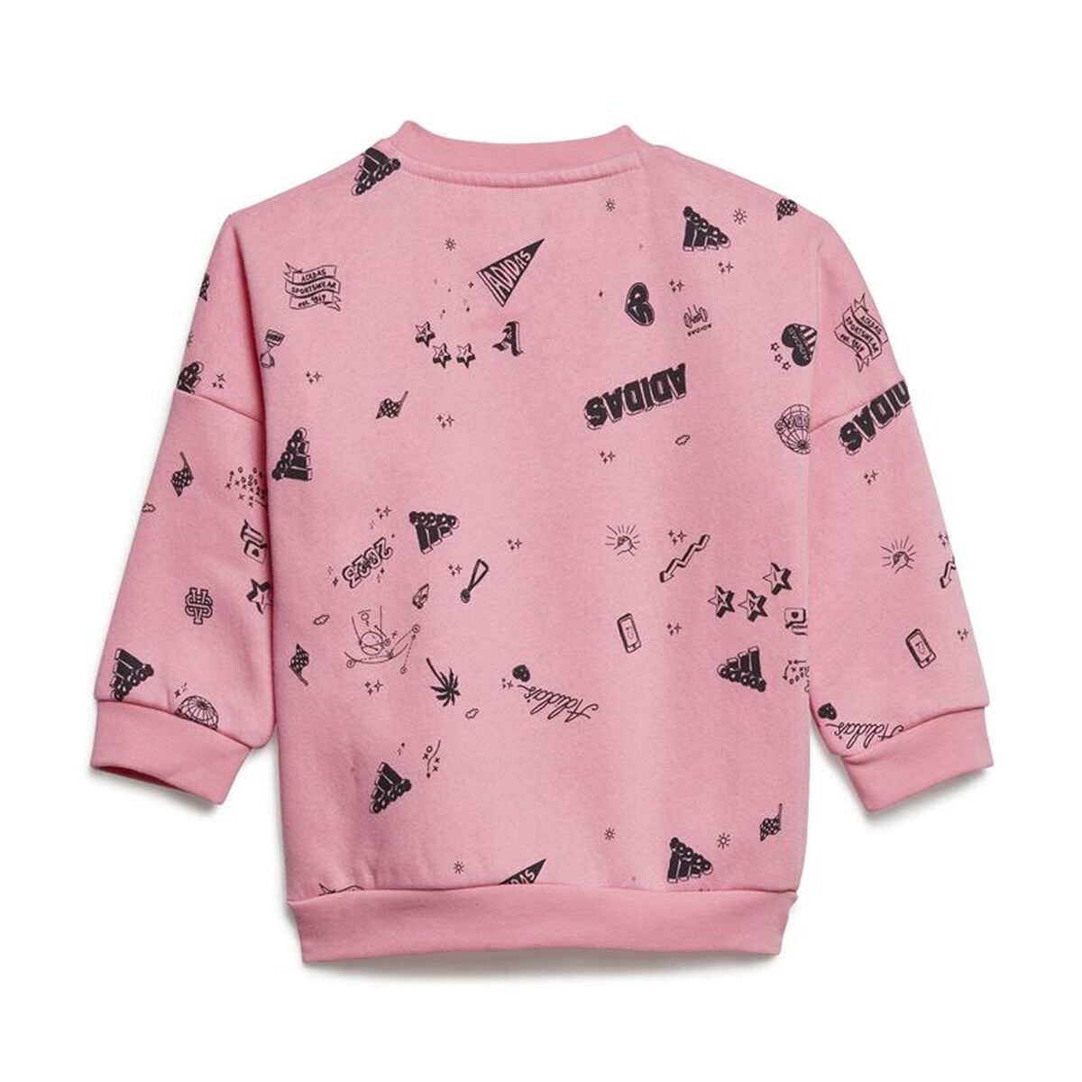 Set Sport pentru Bebeluși Adidas Bluv Q3 Cset Roz