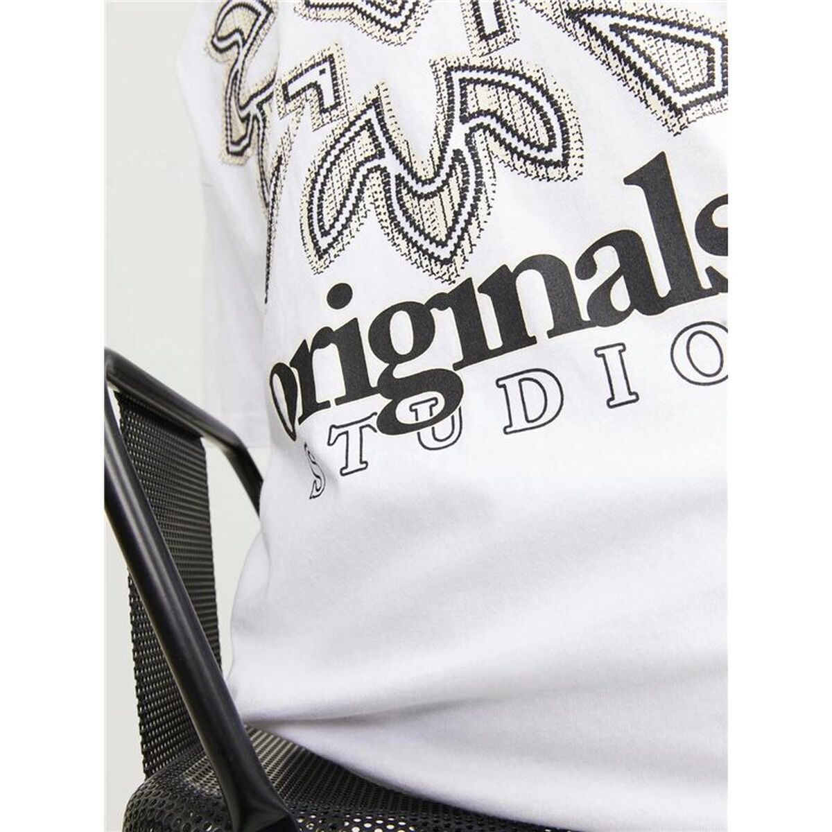 Tricou cu Mânecă Scurtă Bărbați Jack & Jones 12252953-177627 Alb (XL)