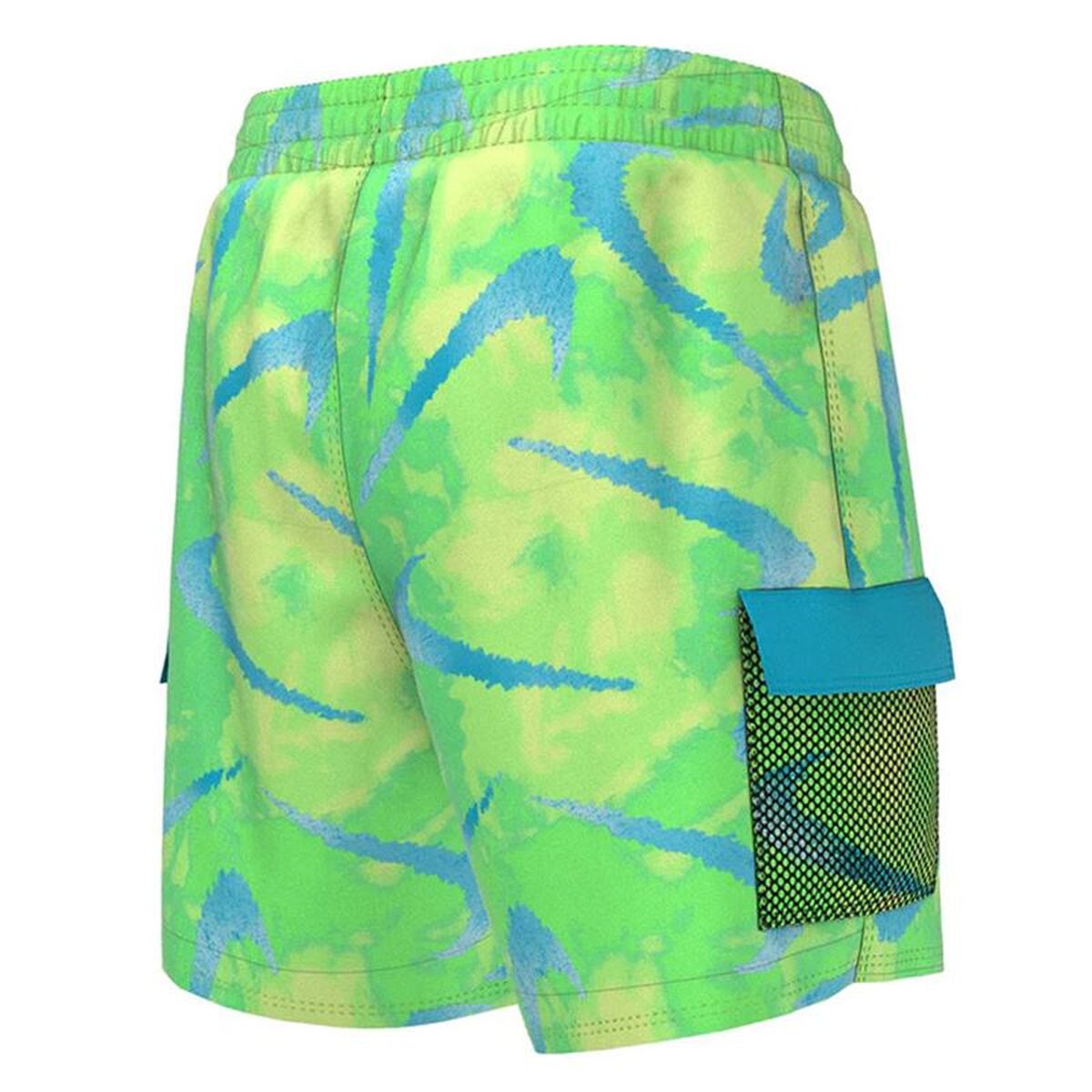 Costum de Baie pentru Copii Nike NESSD802-370 Verde lămâie