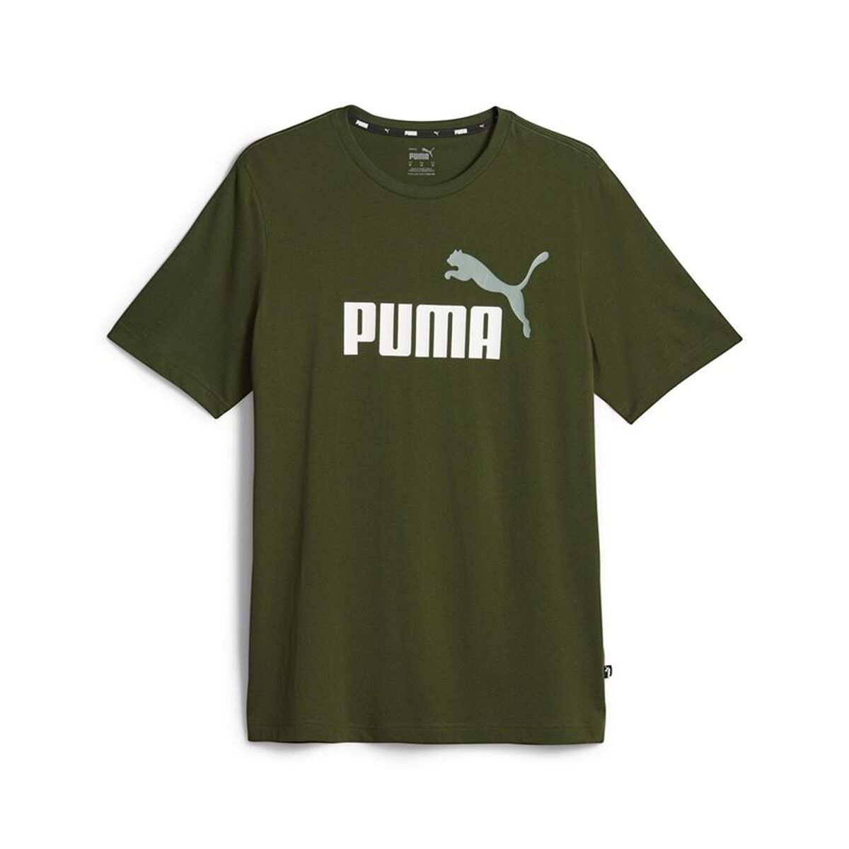 Tricou cu Mânecă Scurtă Bărbați Puma 586759 30 Verde inchis (L)