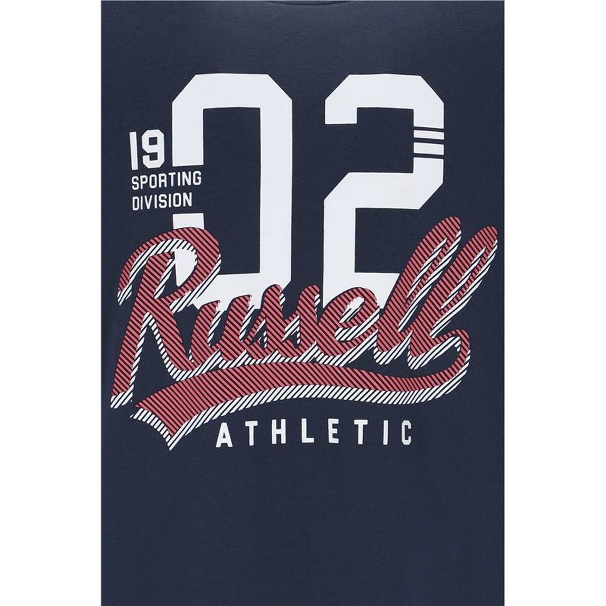 Tricou cu Mânecă Scurtă Bărbați Russell Athletic A30101-OB 155 Albastru închis (S)