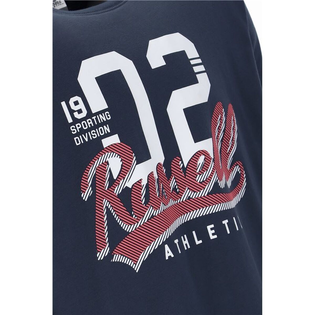 Tricou cu Mânecă Scurtă Bărbați Russell Athletic A30101-OB 155 Albastru închis (S)
