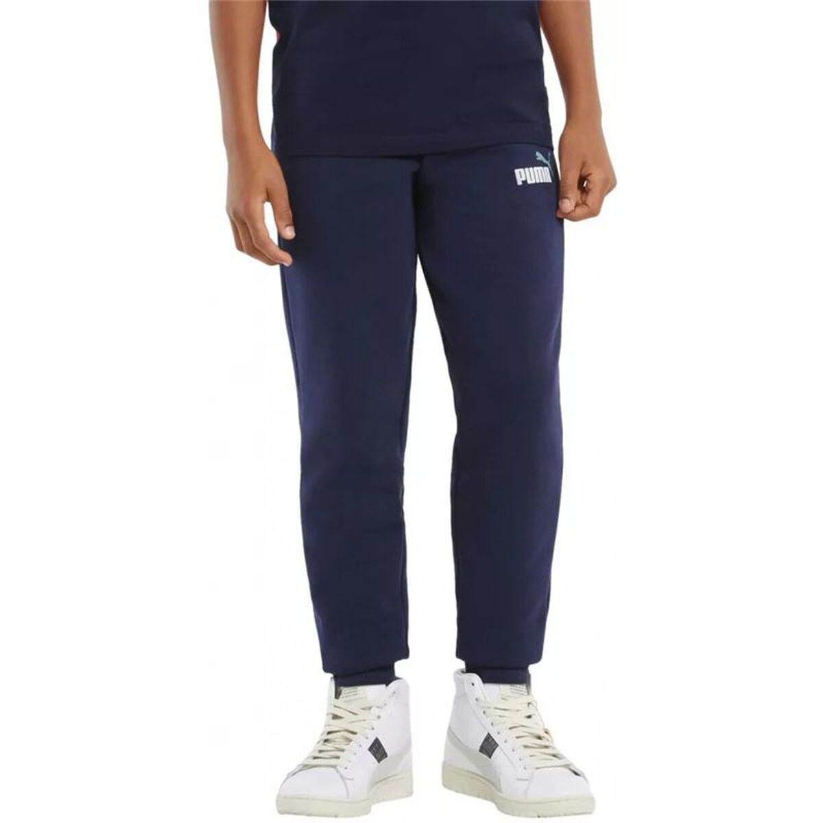 Pantaloni lungi de sport Puma Bleumarin