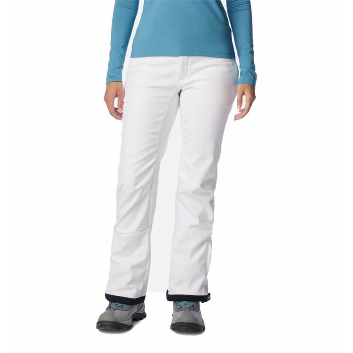 Pantaloni lungi de sport Columbia Roffee Ridge Alb