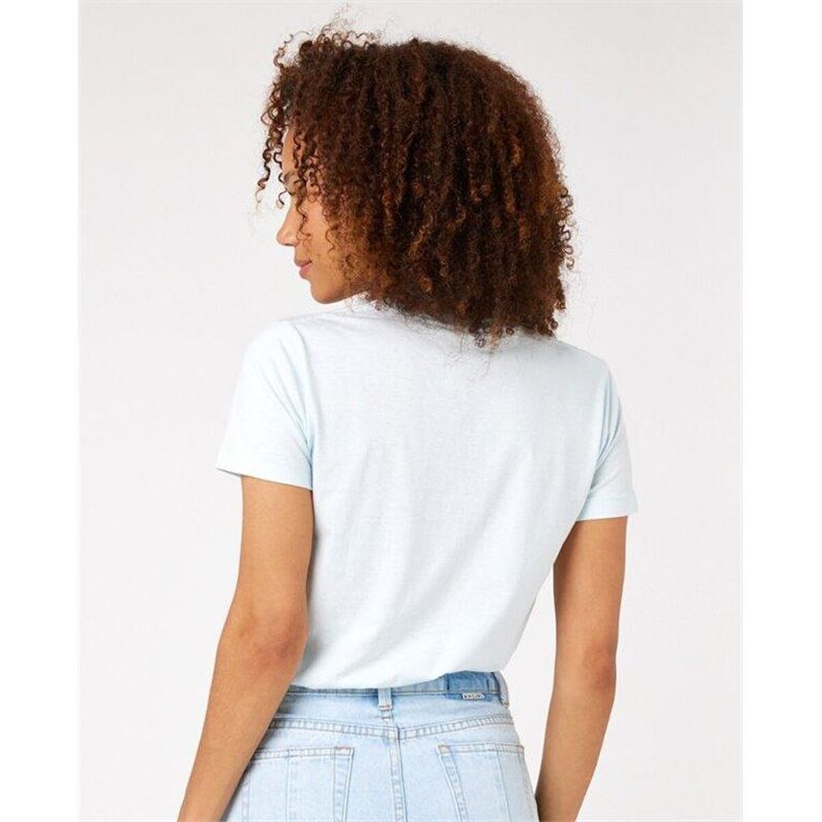 Tricou cu Mânecă Scurtă Femei Rip Curl Re-Entry Crew Neck Alb