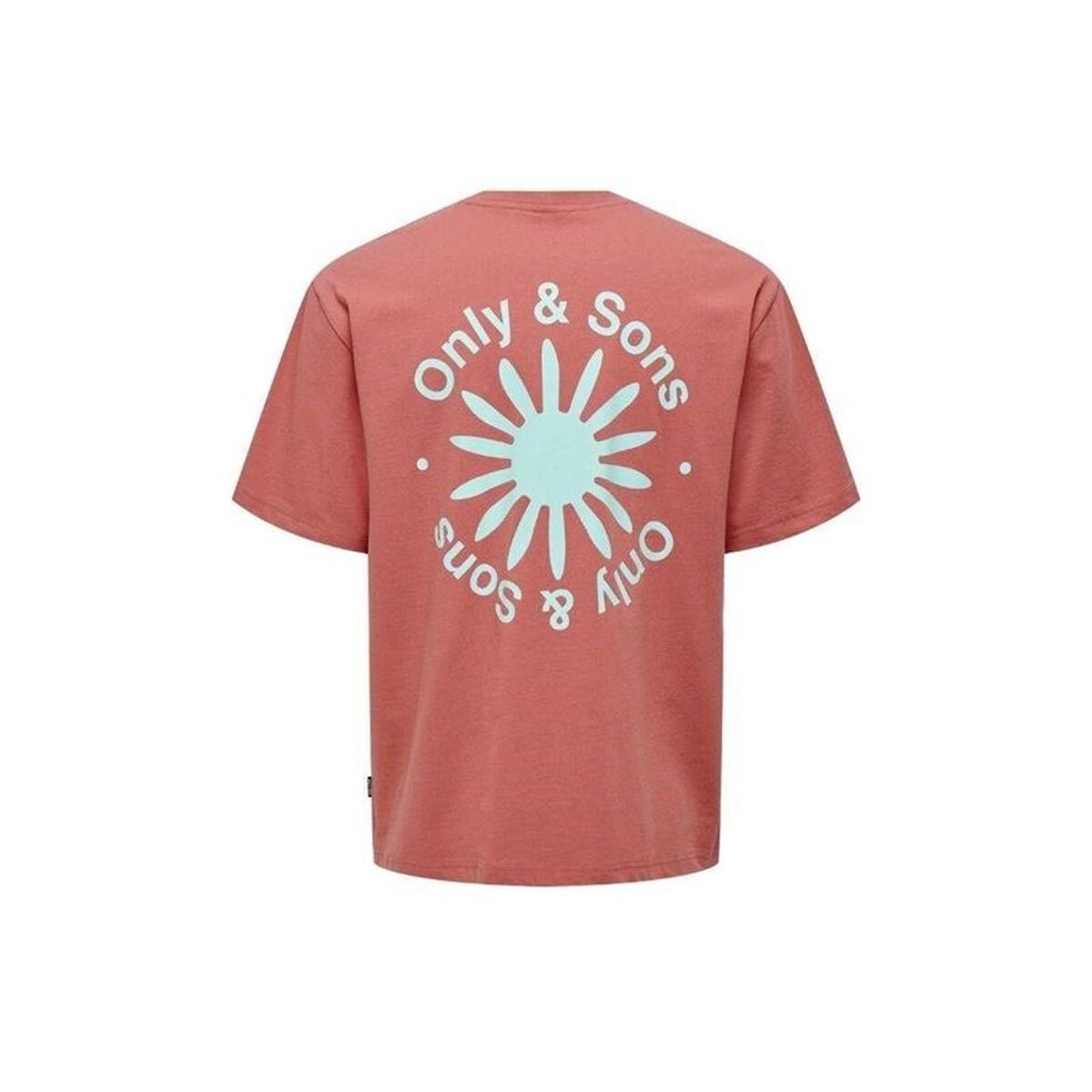 Tricou cu Mânecă Scurtă Bărbați Only & Sons Onskasen Rlx Somon