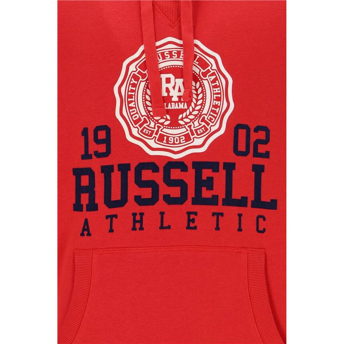 Hanorac cu Glugă Bărbați Russell Athletic  Hoody Roșu