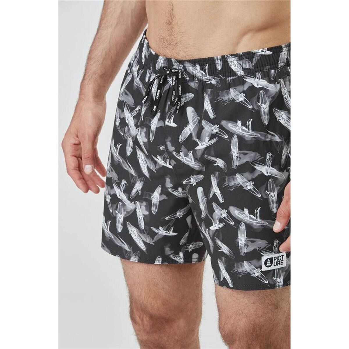 Costum de Baie Bărbați Picture Negru