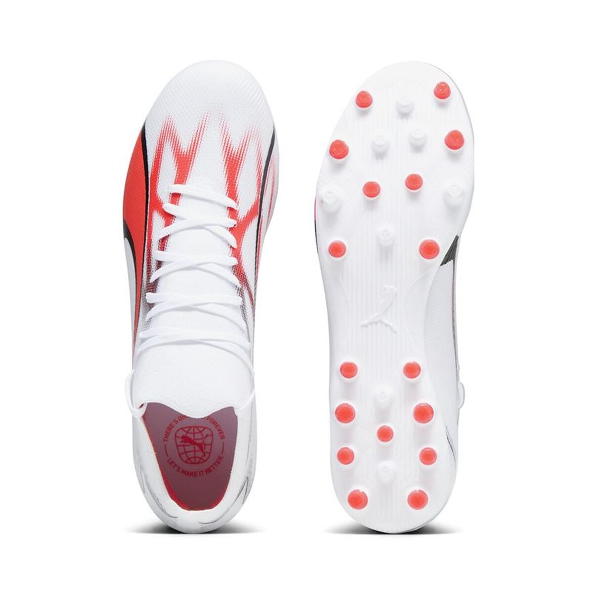 Încălțăminte de Fotbal pentru Adulți Puma Ultra Match Mg Alb