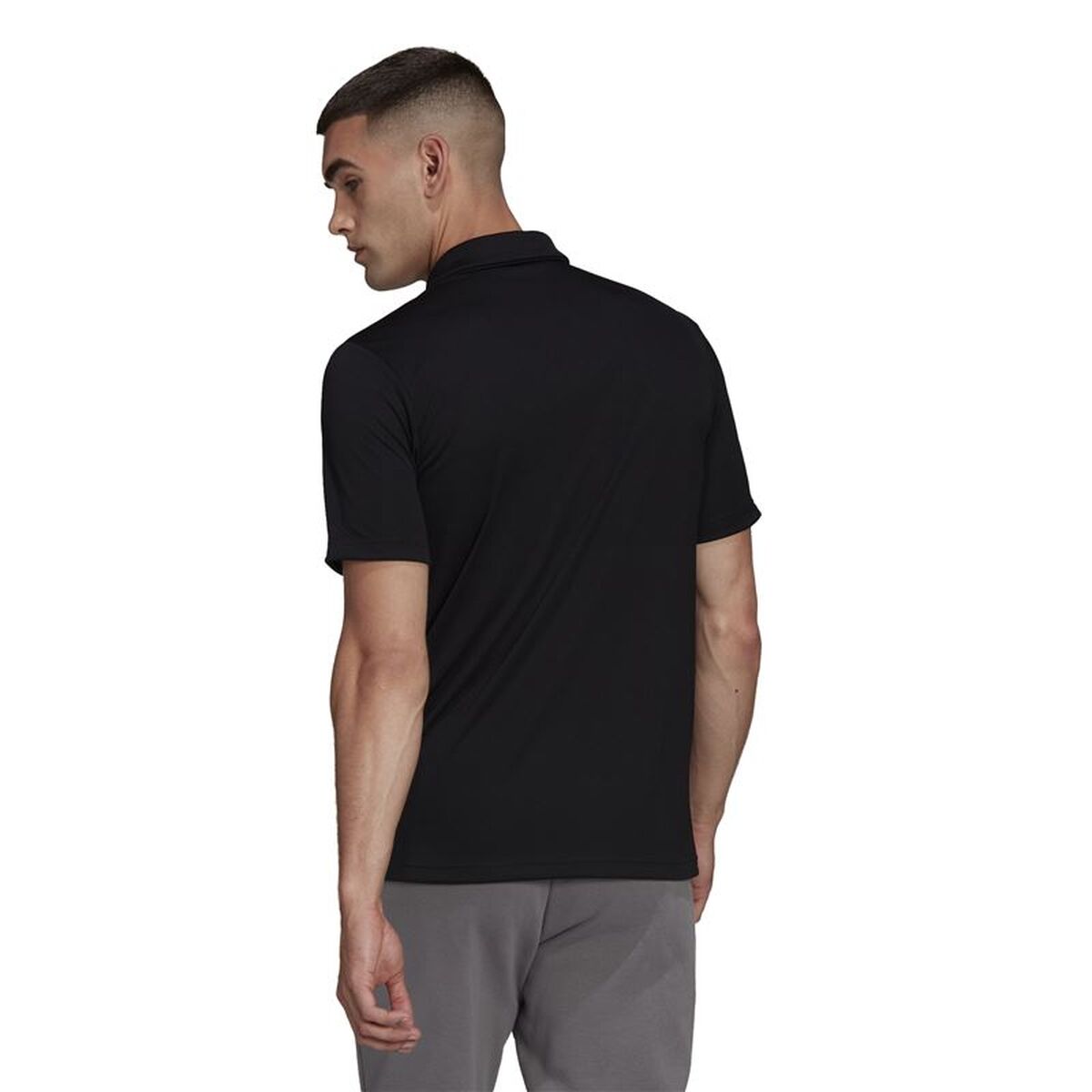 Tricou Polo cu Mânecă Scurtă Bărbați Adidas Ent22 Negru XL