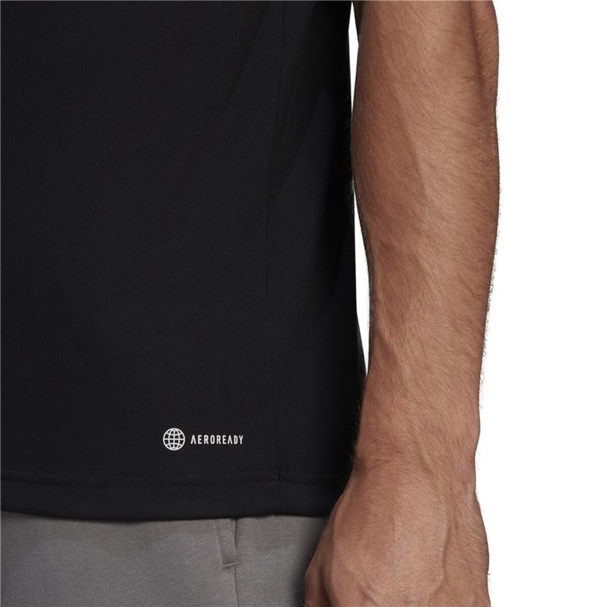 Tricou Polo cu Mânecă Scurtă Bărbați Adidas Ent22 Negru XL