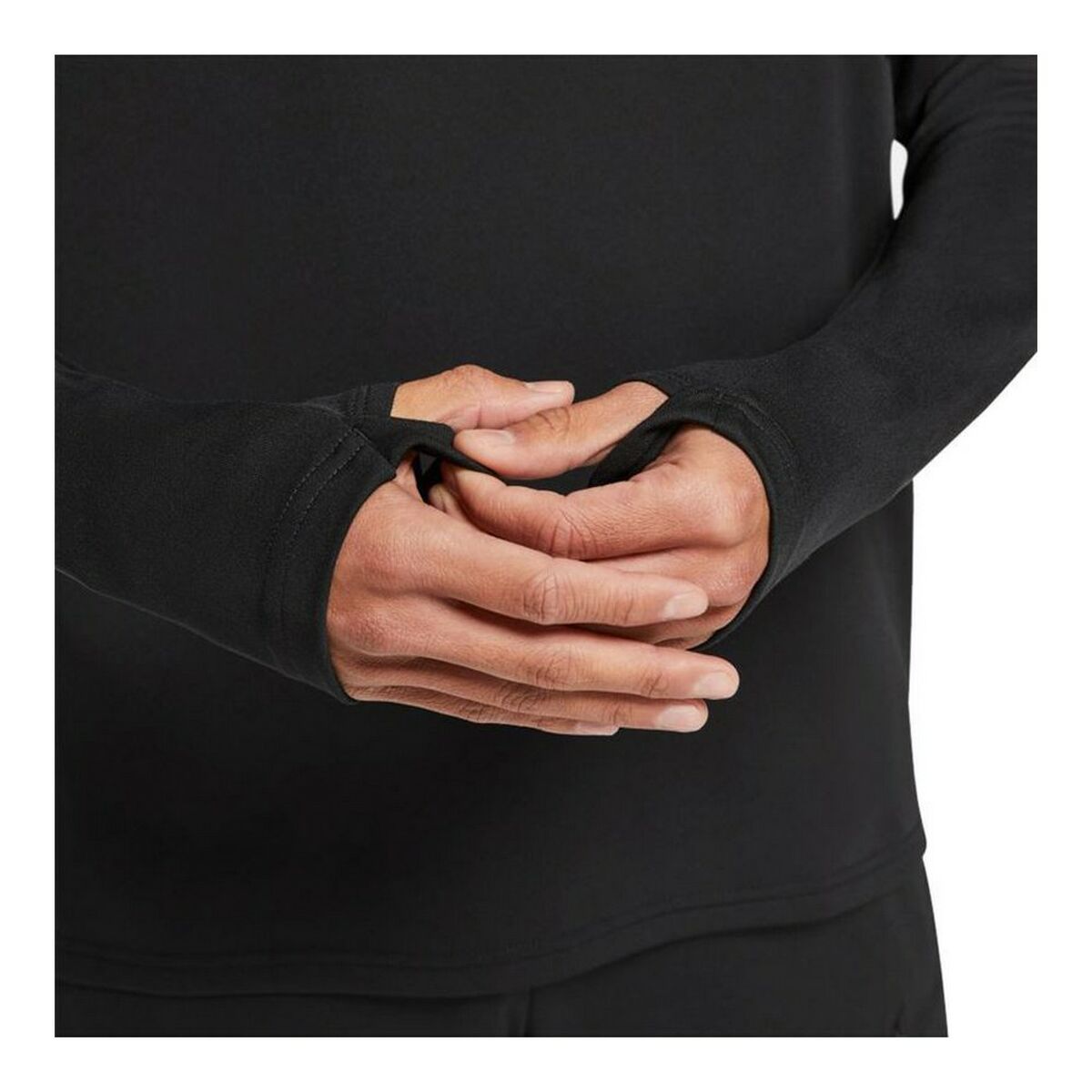 Tricou cu Mânecă Lungă Bărbați Nike Dri-FIT Academy Negru (2XL)