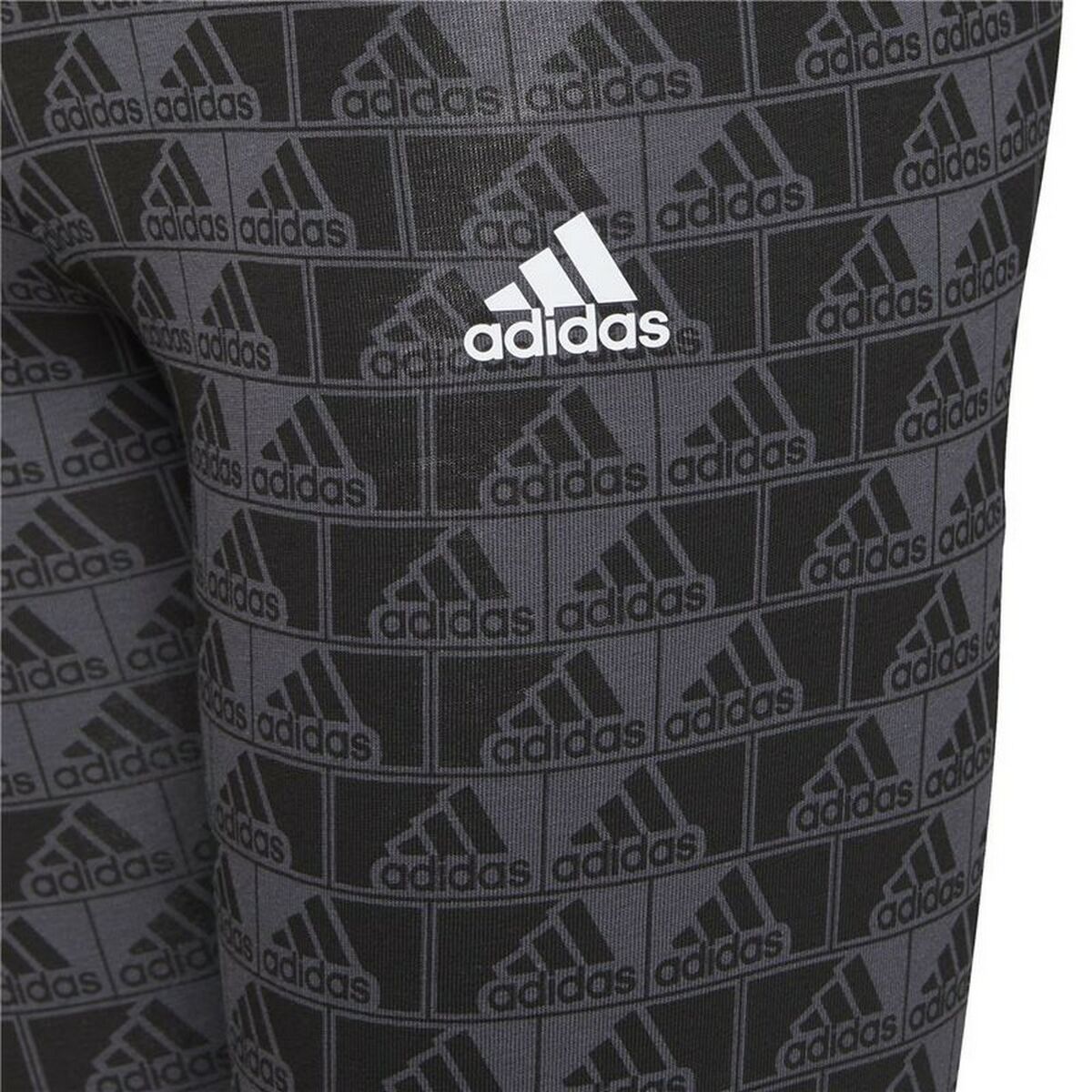 Colanți Sport de Damă Adidas Essentials Logo Gri