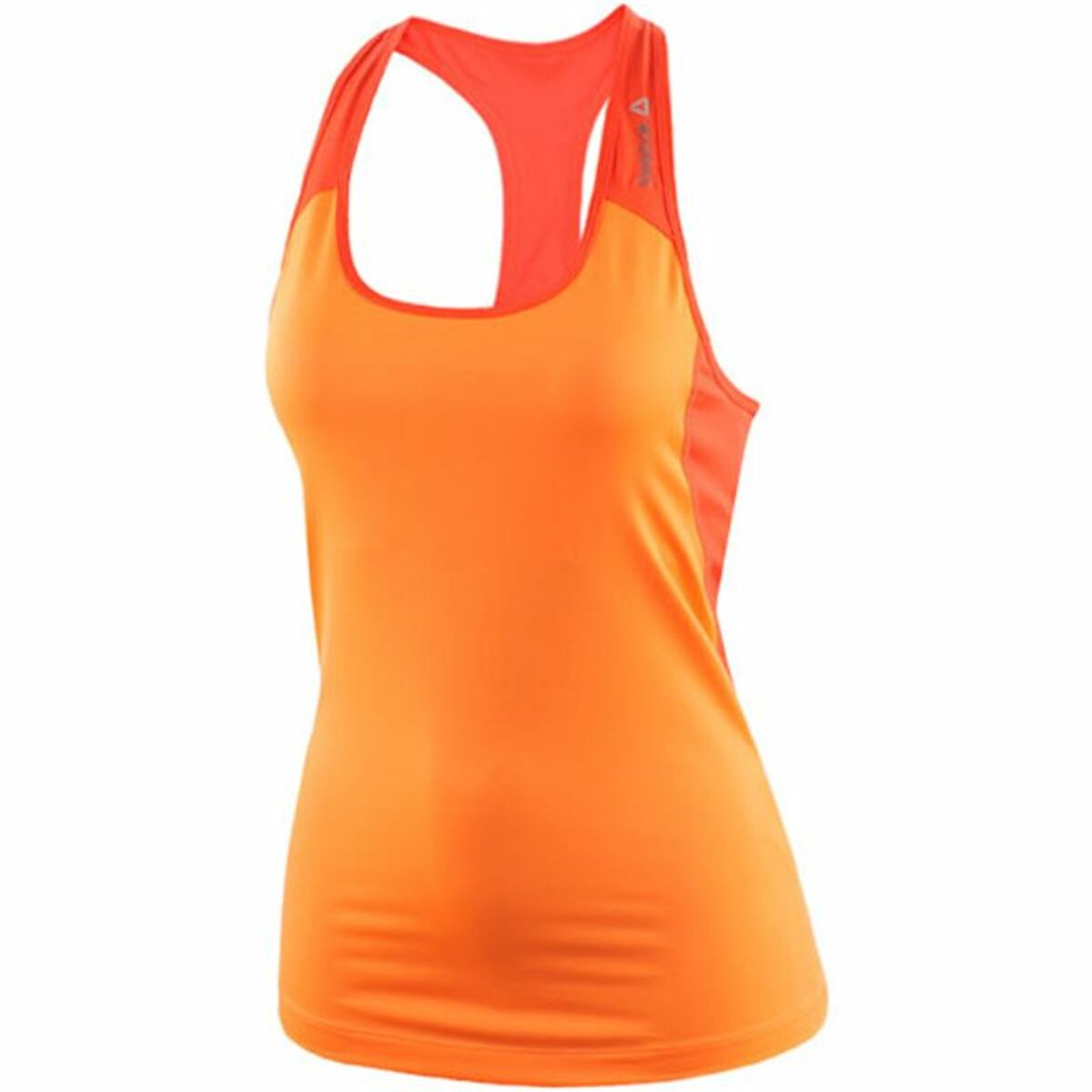 Tricou de Damă fără Mâneci Reebok WOR Racerback LBTOP Portocaliu