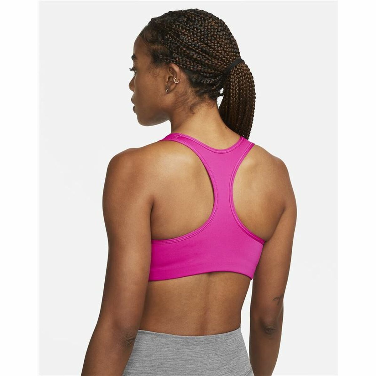 Sutien Sport Nike Dri-FIT Swoosh Fucsia