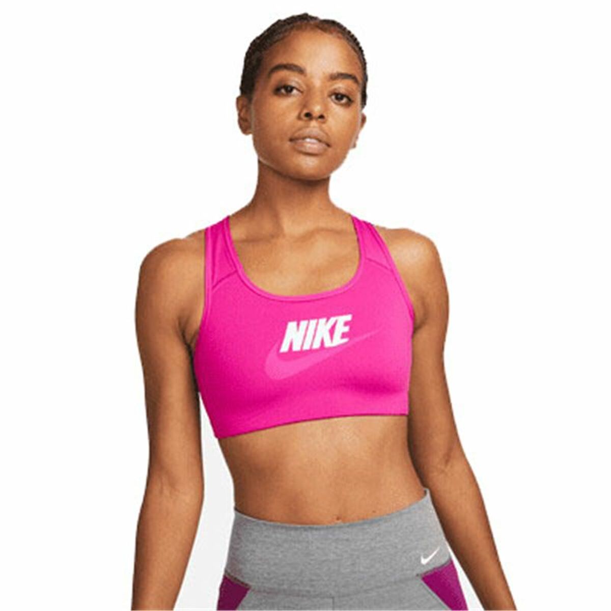 Sutien Sport Nike Dri-FIT Swoosh Fucsia