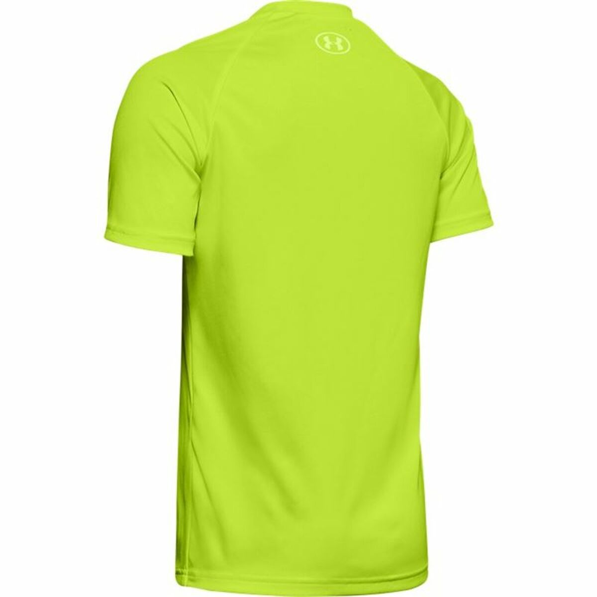 Tricou cu Mânecă Scurtă Copii Under Armour Tech Big Logo Galben