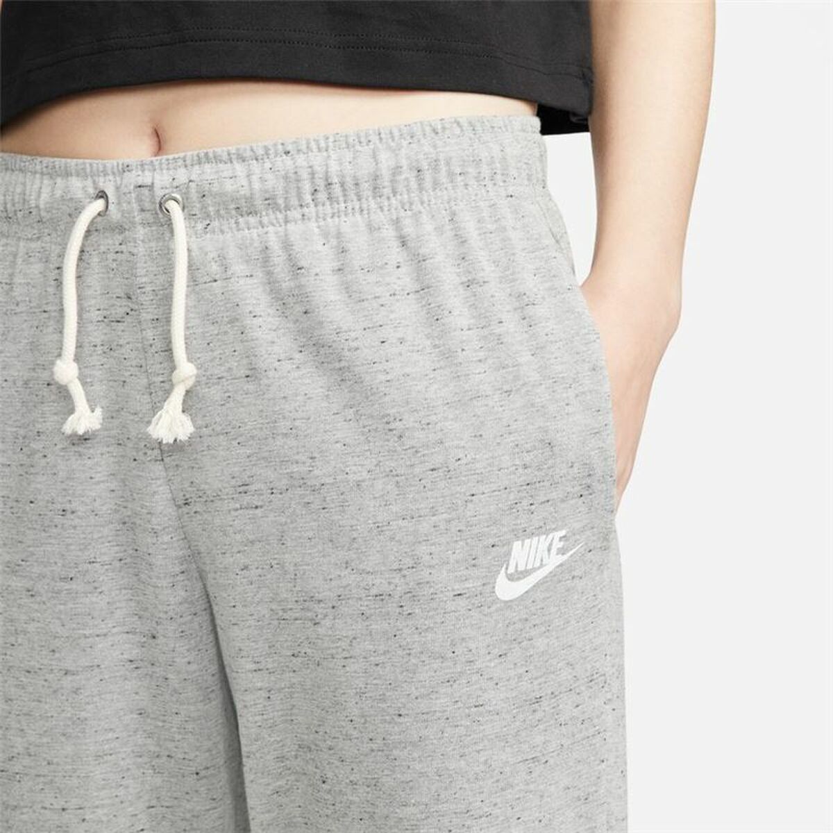 Pantaloni lungi de sport Nike Sportswear Gym Vintage Gri Femeie