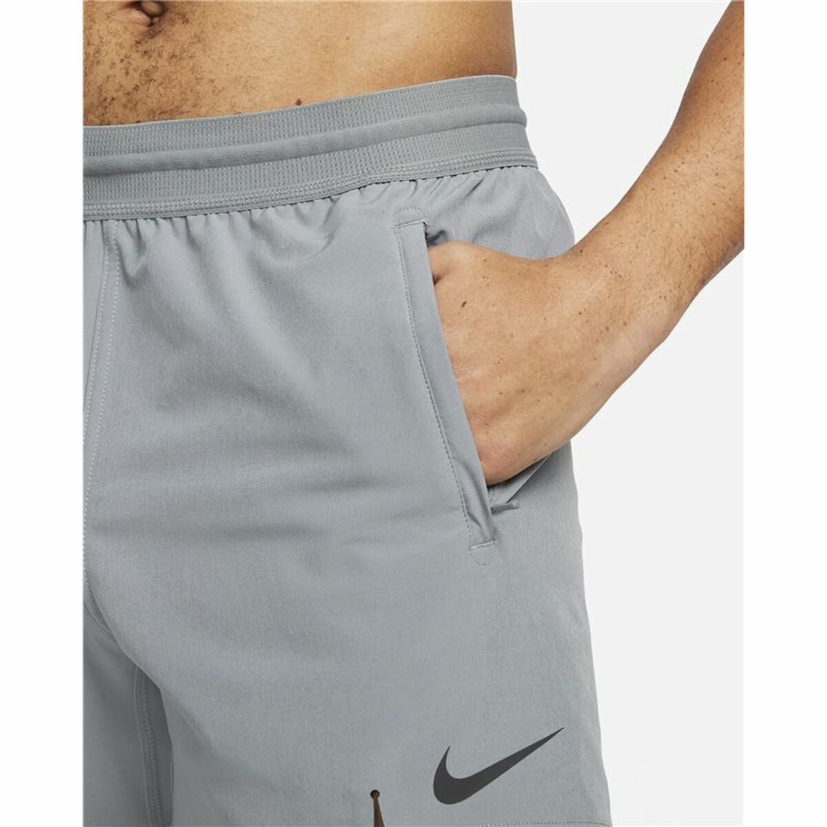 Pantaloni Scurți Sport pentru Bărbați Nike Pro Dri-FIT Flex Gri
