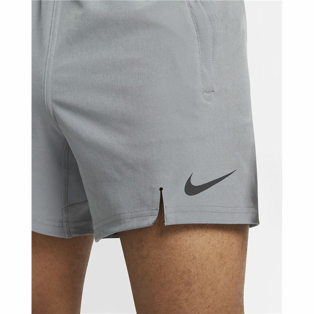 Pantaloni Scurți Sport pentru Bărbați Nike Pro Dri-FIT Flex Gri
