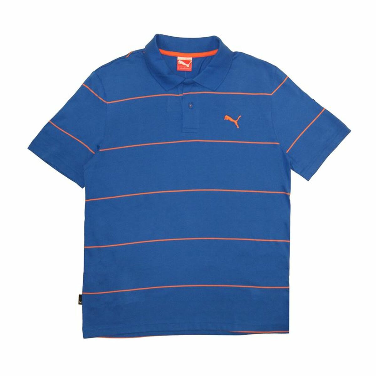 Tricou Polo cu Mânecă Scurtă Bărbați Puma Jacquard Albastru
