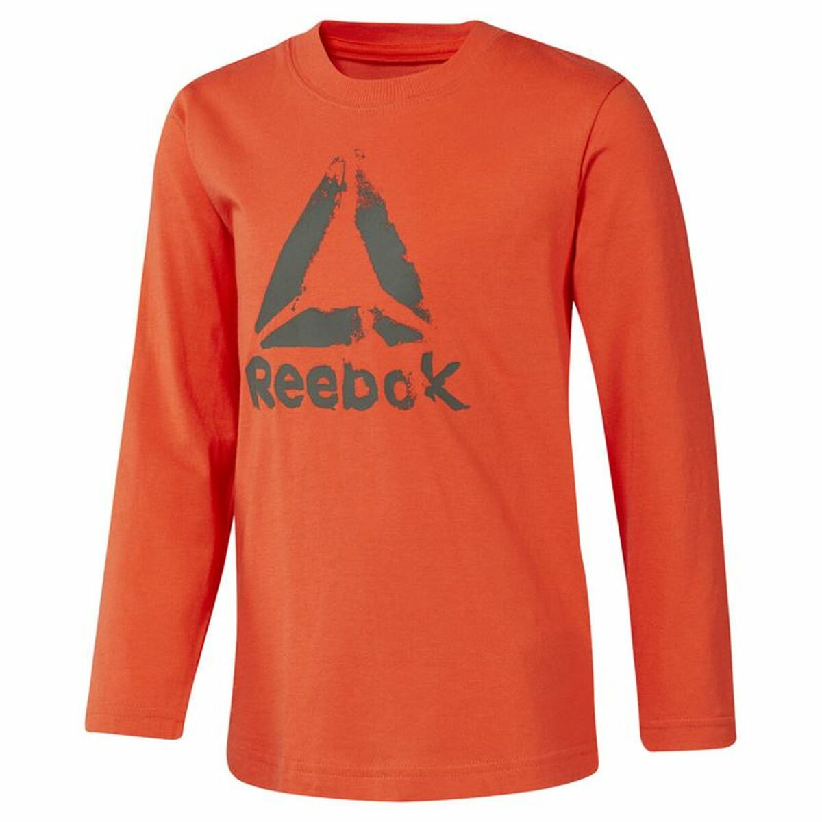 Tricou cu Mânecă Lungă Copii Reebok Boys Training Essentials Portocaliu