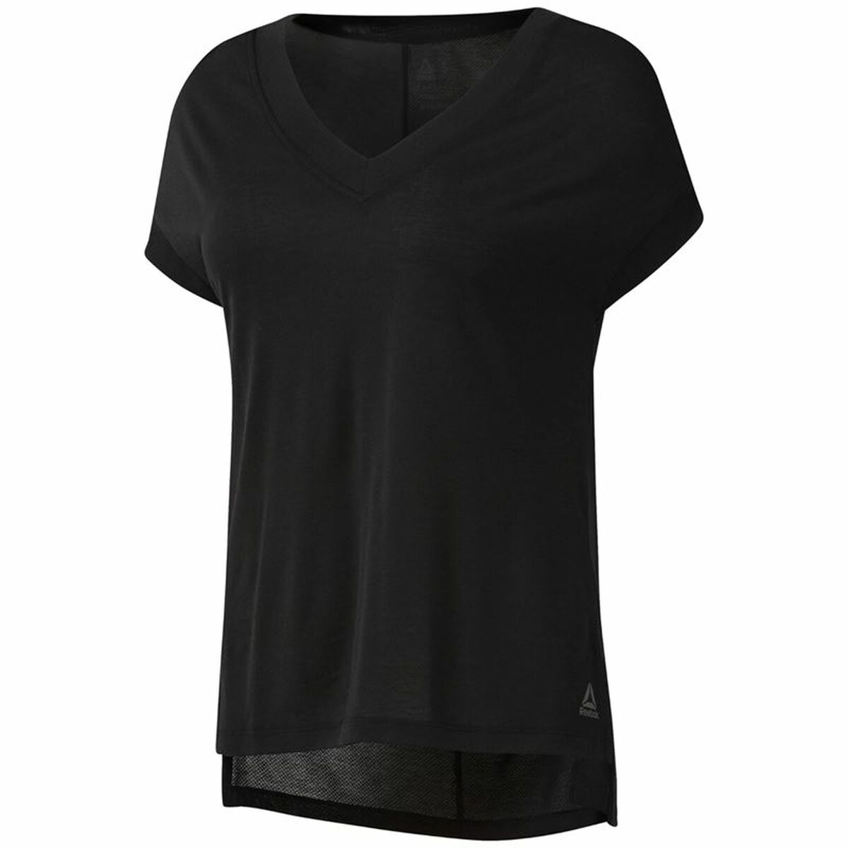 Tricou cu Mânecă Scurtă Femei Reebok Wor Supremium Detail Negru