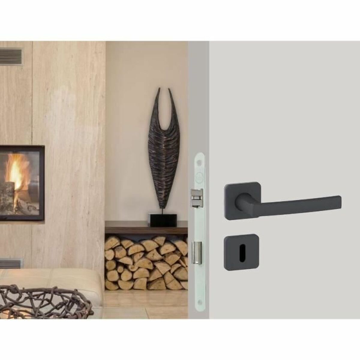 Încuietoare de mortar Yale 6,2 x 2 x 23 cm Oțel