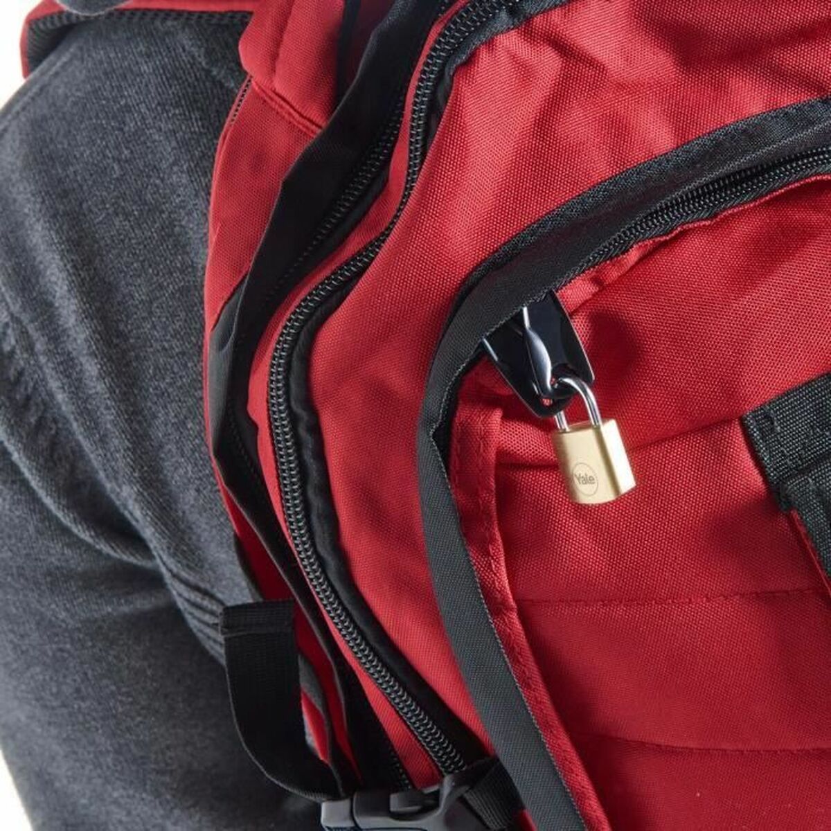 Lacăt cu cheie Yale Oțel Dreptunghiular Auriu* (4 Unități)