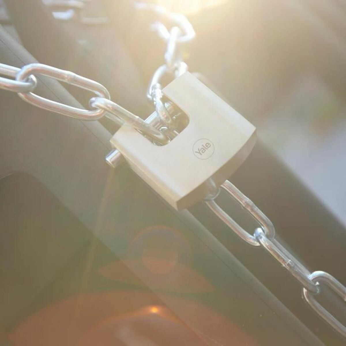 Lacăt cu cheie Yale Dreptunghiular Auriu*