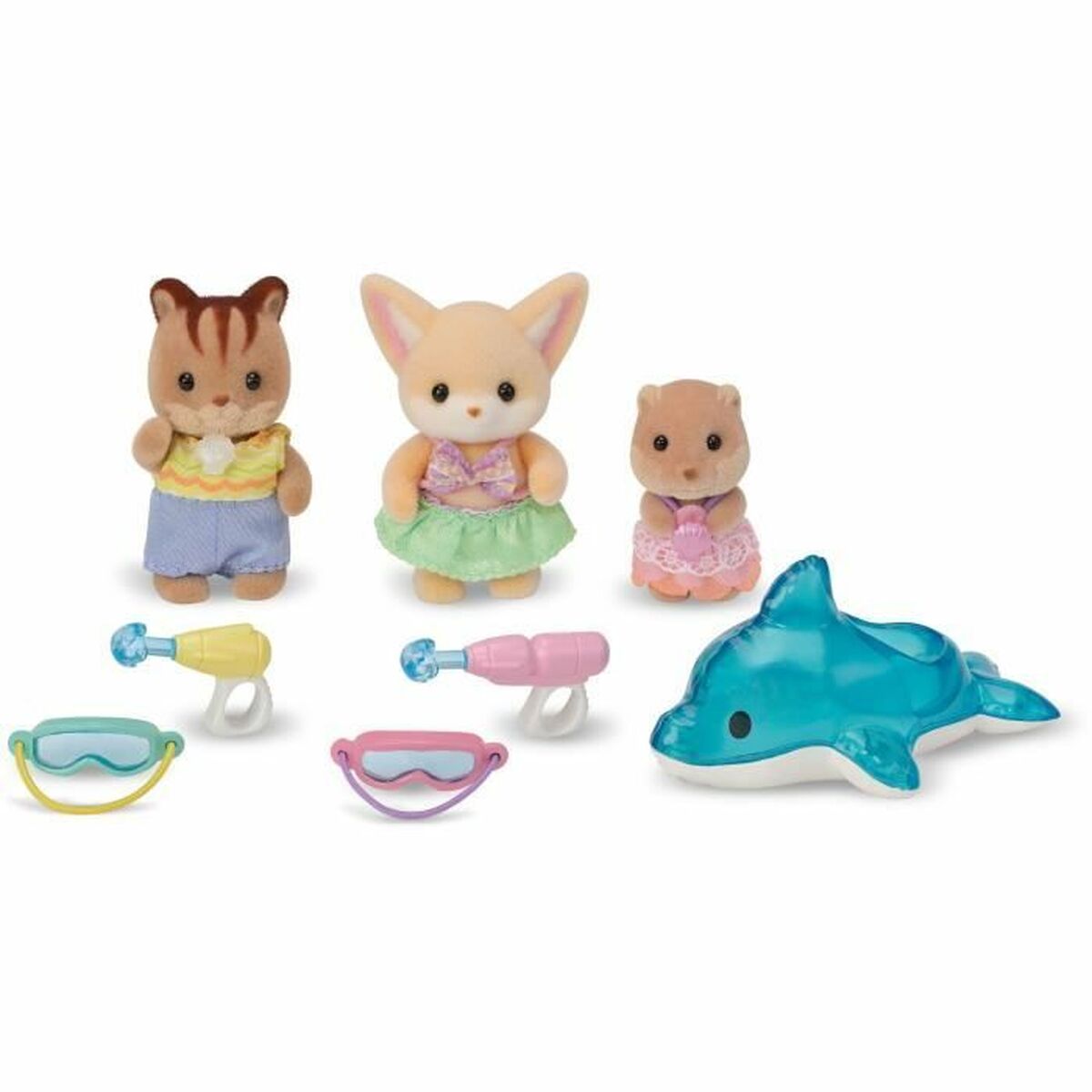 Accesorii pentru căsuțe de păpuși Sylvanian Families 5749 Nursery Friends Pool Fun trio