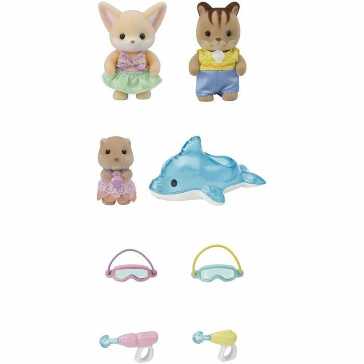 Accesorii pentru căsuțe de păpuși Sylvanian Families 5749 Nursery Friends Pool Fun trio