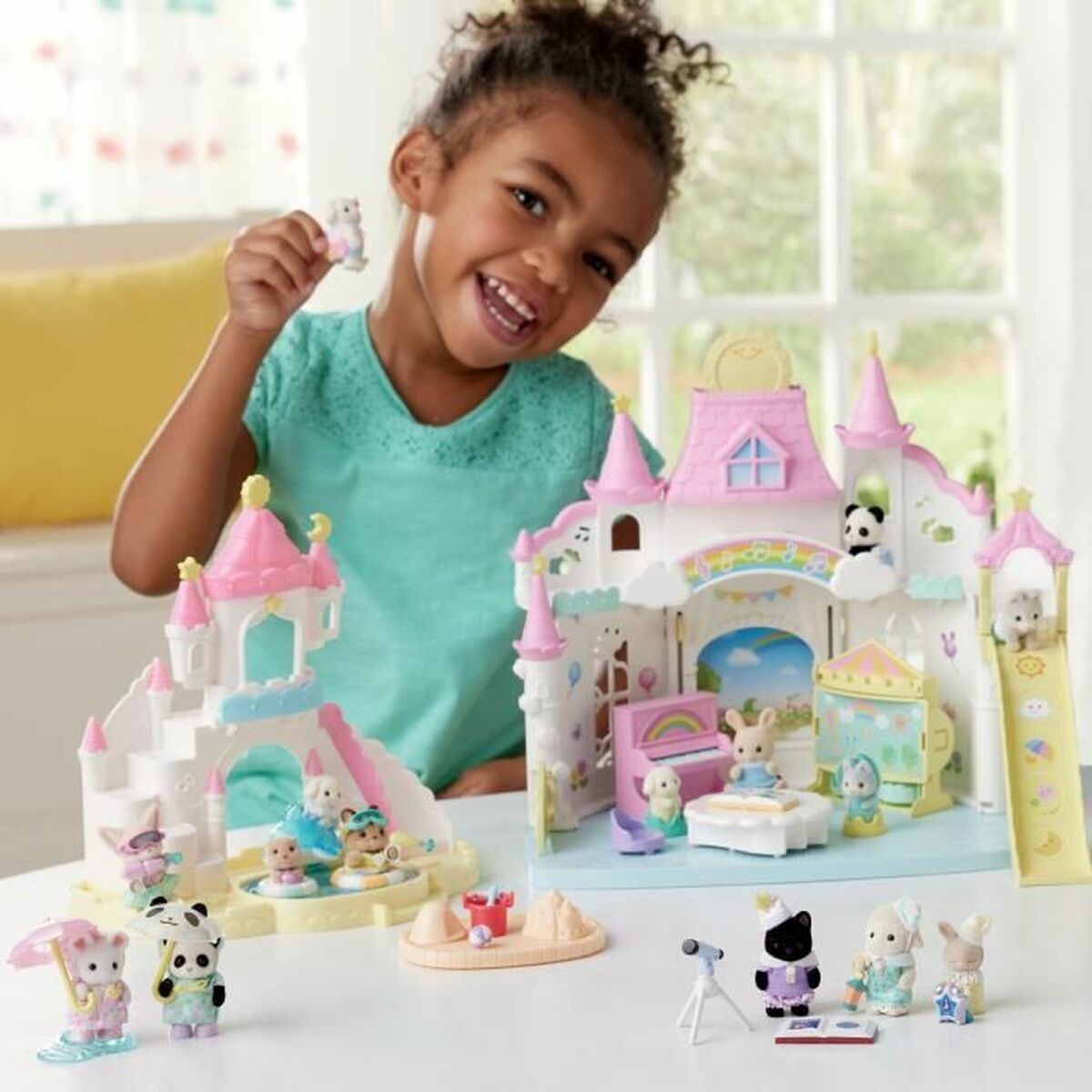 Accesorii pentru căsuțe de păpuși Sylvanian Families 5749 Nursery Friends Pool Fun trio