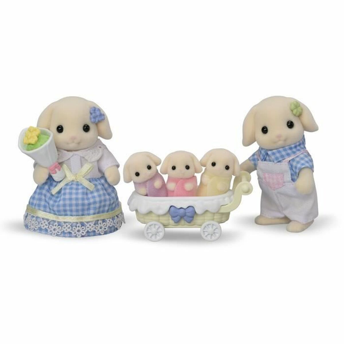 Accesorii pentru căsuțe de păpuși Sylvanian Families 5735 Flora Rabbit family