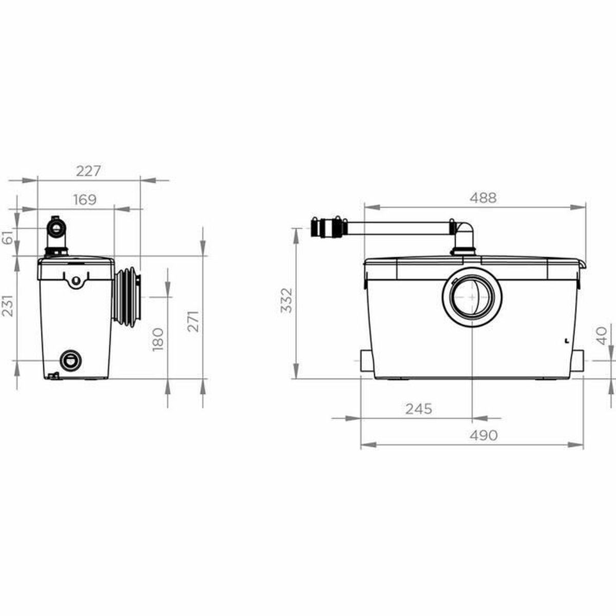 Pompă de apă SFA Saniaccess 3