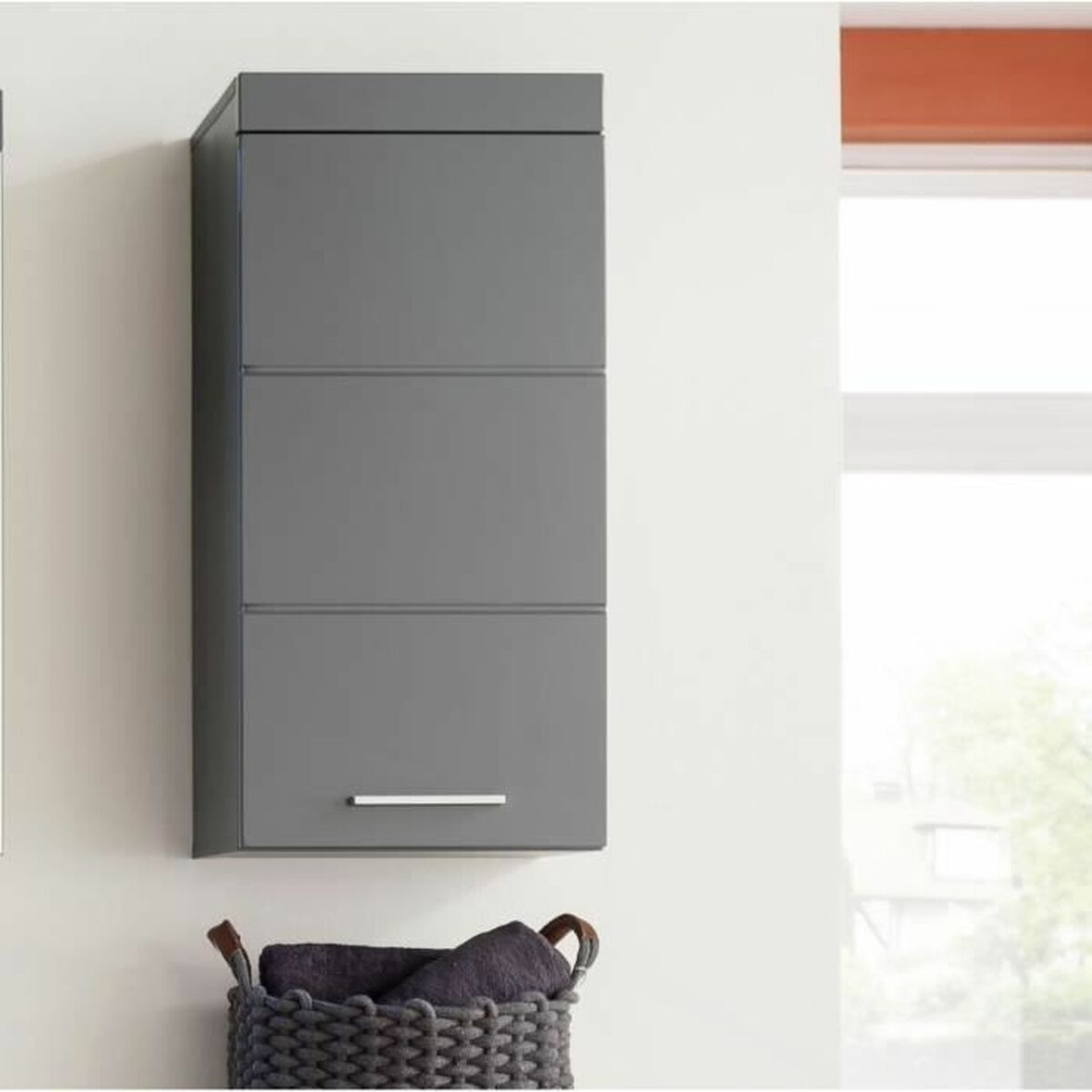 Raft de Baie Trendteam Amanda Gri 37 x 77 x 23 cm