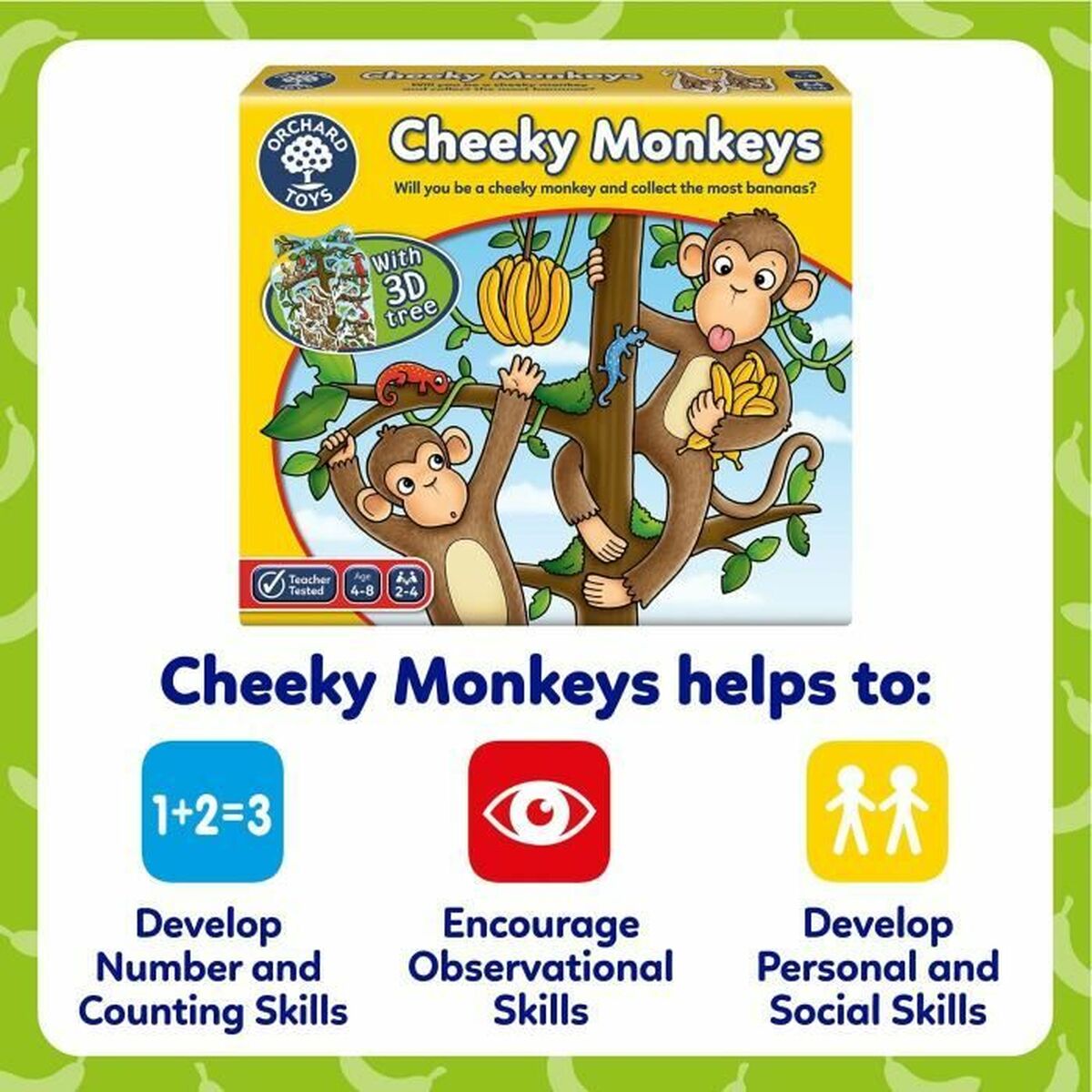 Joc de Masă Orchard Cheecky Monkeys