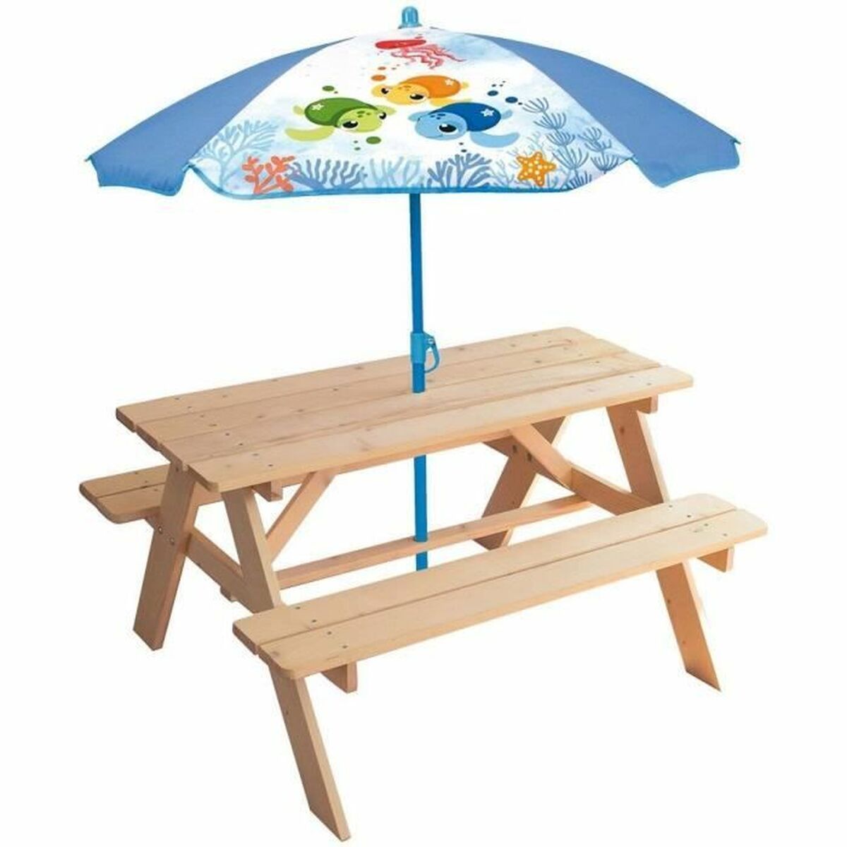 Masă de picnic Fun House Maro Slunečník (125 x ø 100 cm)