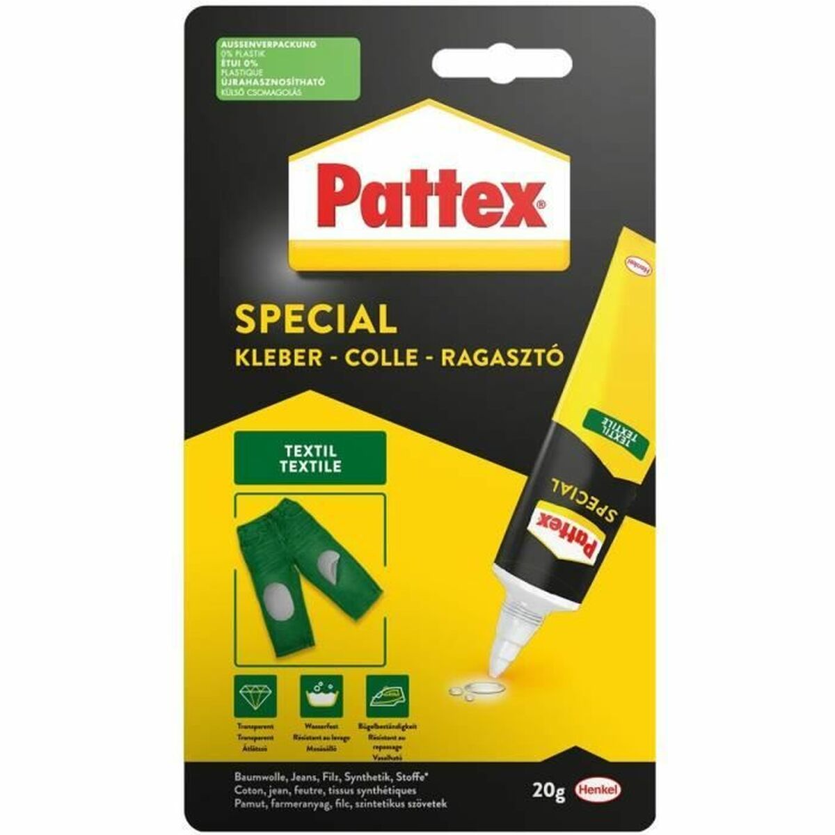 Lipici Pattex 20 g Textilă