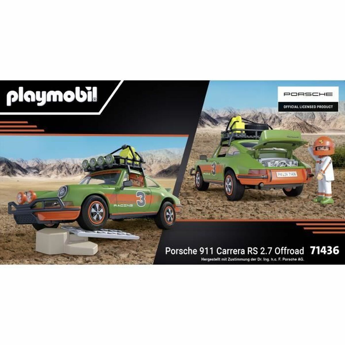Playset Playmobil 71436 Porsche 35 X 9 X 19 CM 47 Piese