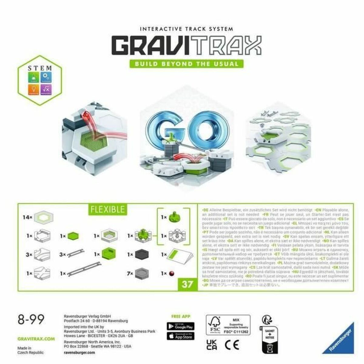 Joc de Masă Ravensburger Gravitrax GO Flexible